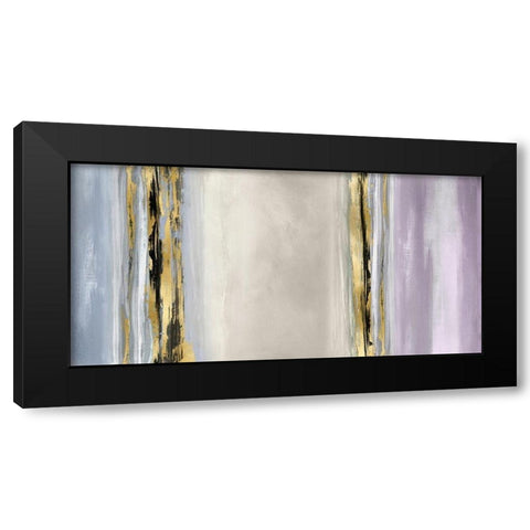 Vertical Motion Black Modern Wood Framed Art Print by Corbin, Allie