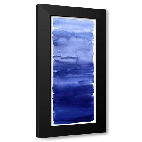 Indigo Blend Black Modern Wood Framed Art Print with Double Matting by Corbin, Allie
