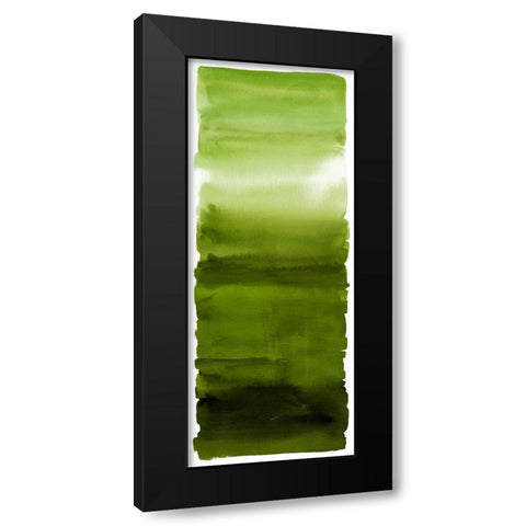 Green Blend Black Modern Wood Framed Art Print by Corbin, Allie