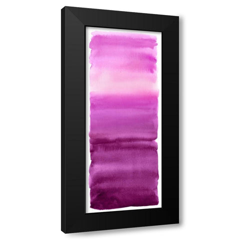 Pink Blend Black Modern Wood Framed Art Print by Corbin, Allie