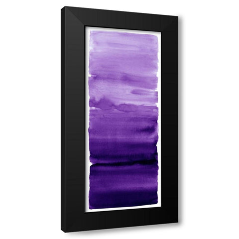 Purple Blend Black Modern Wood Framed Art Print with Double Matting by Corbin, Allie