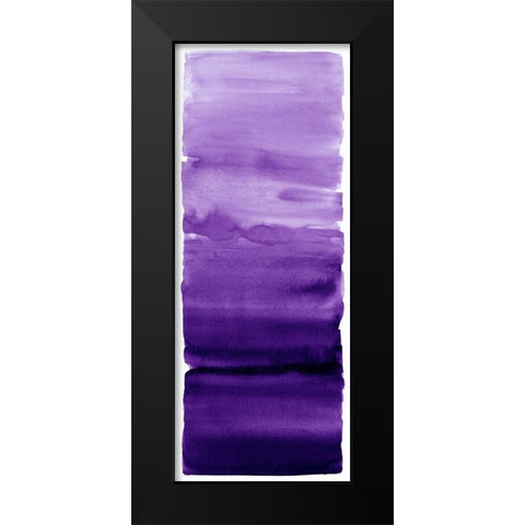 Purple Blend Black Modern Wood Framed Art Print by Corbin, Allie