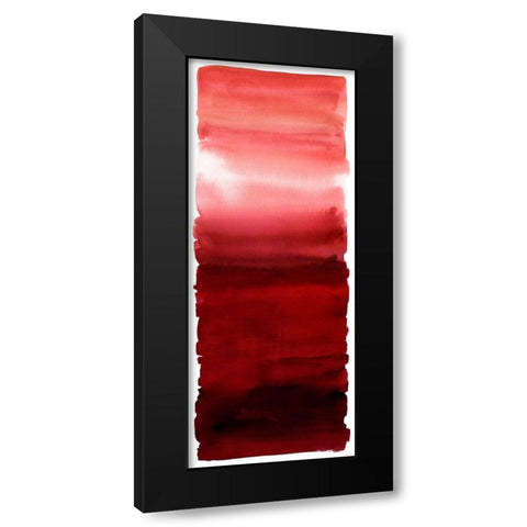 Red Blend Black Modern Wood Framed Art Print by Corbin, Allie