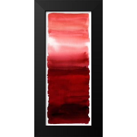 Red Blend Black Modern Wood Framed Art Print by Corbin, Allie