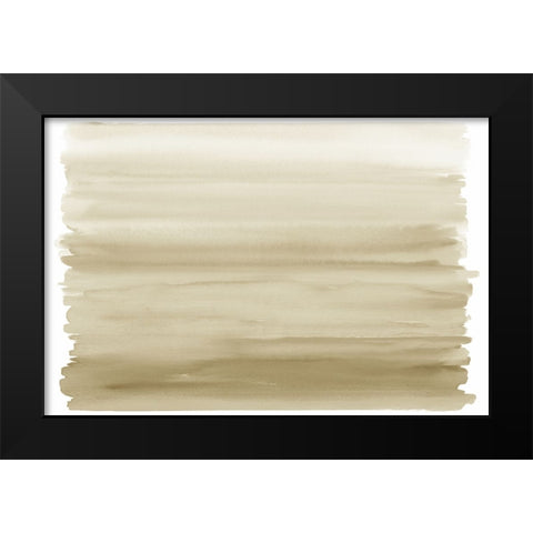 Ombre Cream I Black Modern Wood Framed Art Print by Corbin, Allie