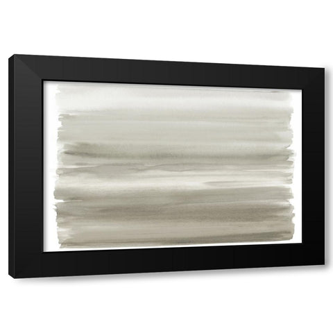 Ombre Neutral I Black Modern Wood Framed Art Print with Double Matting by Corbin, Allie
