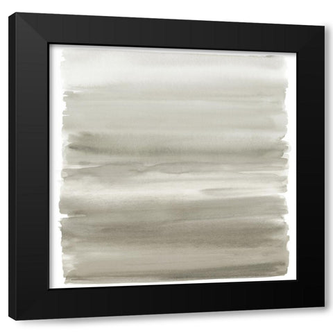 Ombre Neutral II Black Modern Wood Framed Art Print by Corbin, Allie