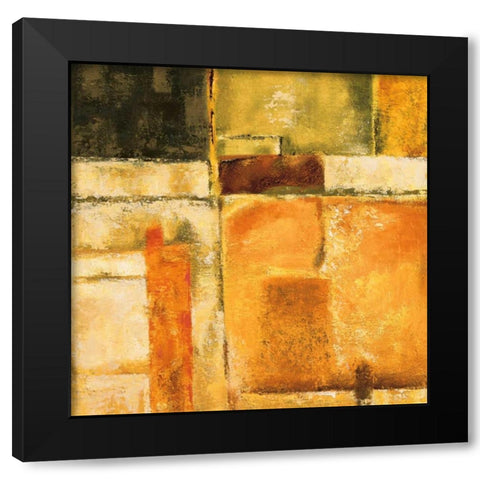 Leggerezza II Black Modern Wood Framed Art Print with Double Matting by Raimondi, Claudia