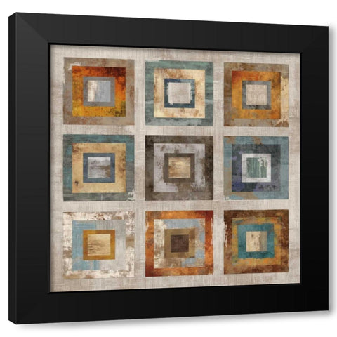 Every Picture Tells A Story Black Modern Wood Framed Art Print by Richards, Cam