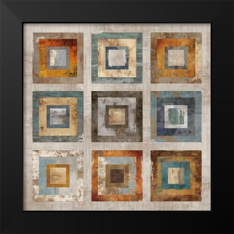 Every Picture Tells A Story Black Modern Wood Framed Art Print by Richards, Cam