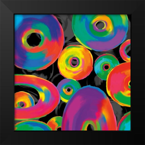 In Living Color I Black Modern Wood Framed Art Print by Rogers, Cameron