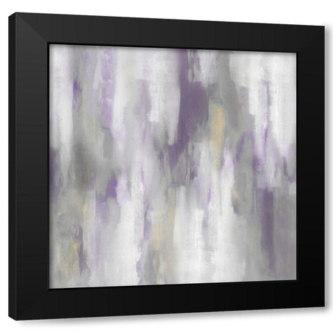 Subtle Black Modern Wood Framed Art Print by Spencer, Carey