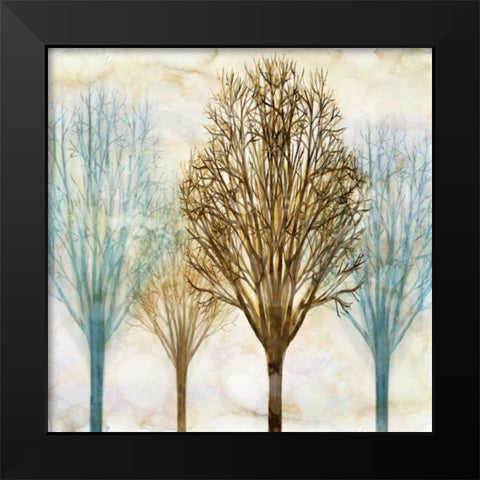 Among the Trees II Black Modern Wood Framed Art Print by Donovan, Chris