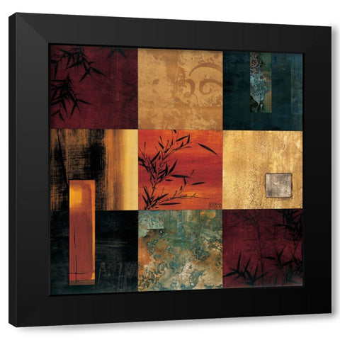 The Middle Way I Black Modern Wood Framed Art Print by Donovan, Chris