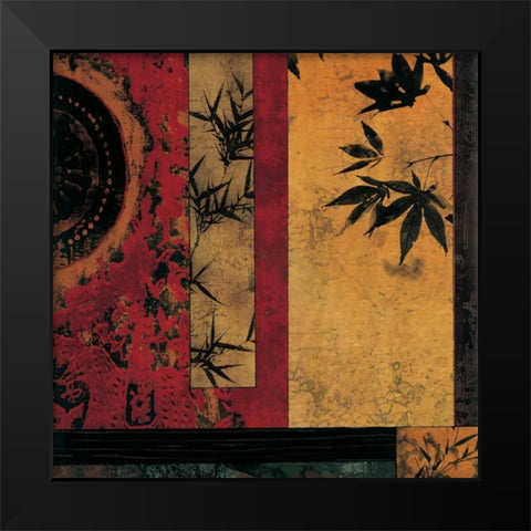 Sun Salutation II Black Modern Wood Framed Art Print by Donovan, Chris