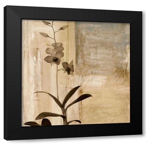 Shadow Dance I Black Modern Wood Framed Art Print by Donovan, Chris