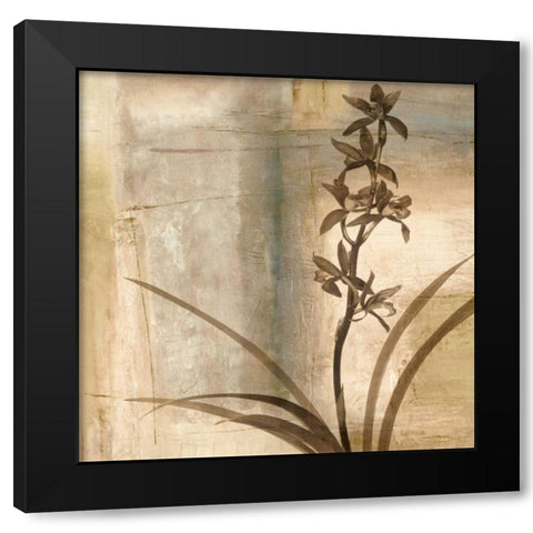 Shadow Dance II Black Modern Wood Framed Art Print with Double Matting by Donovan, Chris