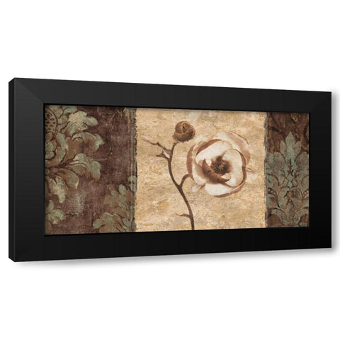 Quintessence I Black Modern Wood Framed Art Print with Double Matting by Donovan, Chris