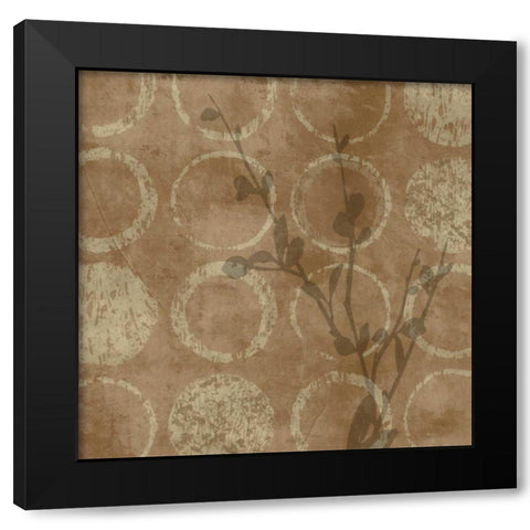 Beguile II Black Modern Wood Framed Art Print by Donovan, Chris