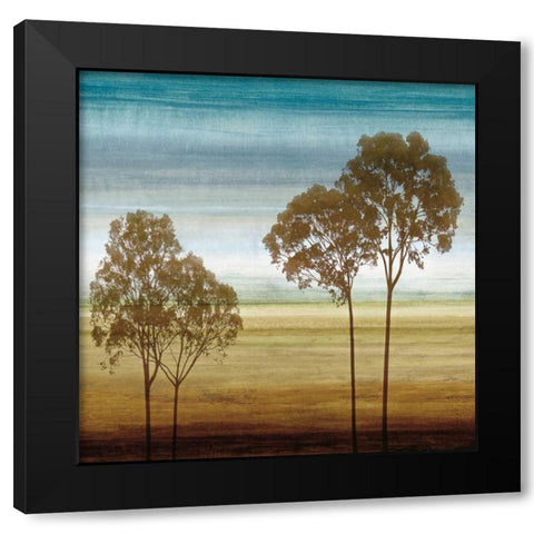 Repose II Black Modern Wood Framed Art Print with Double Matting by Donovan, Chris