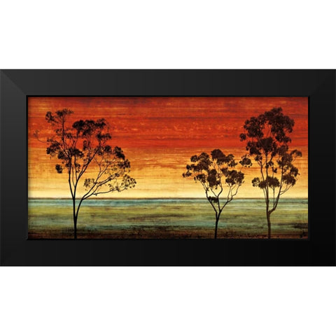 Sunset Vista I Black Modern Wood Framed Art Print by Donovan, Chris