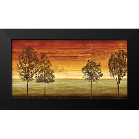 Sunset Vista II Black Modern Wood Framed Art Print by Donovan, Chris