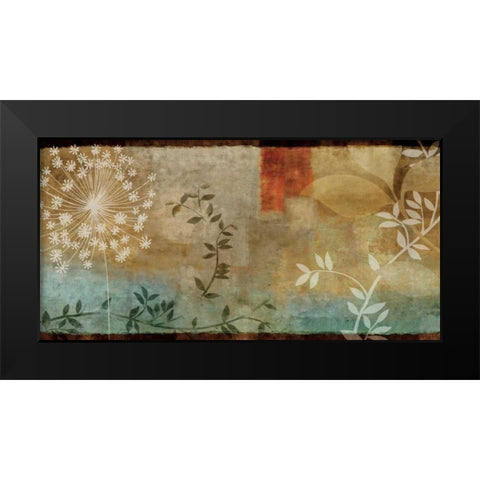 Saga Black Modern Wood Framed Art Print by Donovan, Chris