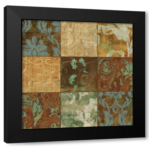 Genuine I Black Modern Wood Framed Art Print with Double Matting by Donovan, Chris