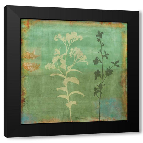 Eco-friendly II Black Modern Wood Framed Art Print with Double Matting by Donovan, Chris