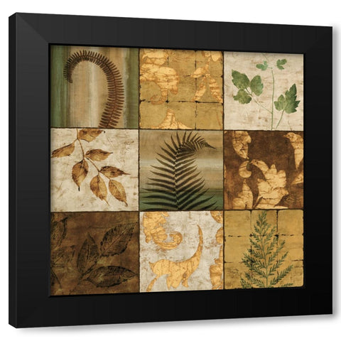 Nature^s Touch II Black Modern Wood Framed Art Print by Donovan, Chris