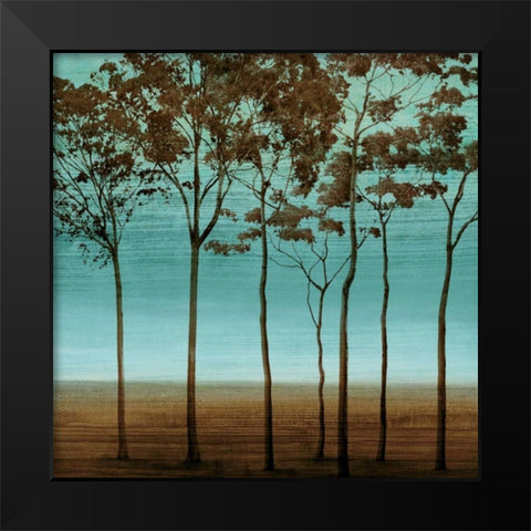 Azure II Black Modern Wood Framed Art Print by Donovan, Chris