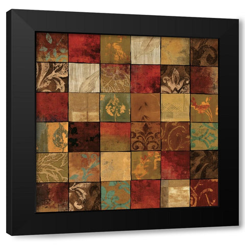 Treasures I Black Modern Wood Framed Art Print by Donovan, Chris