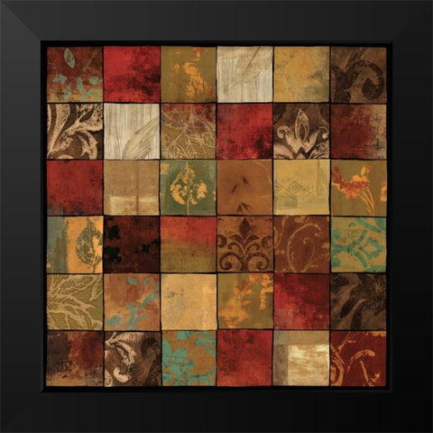 Treasures I Black Modern Wood Framed Art Print by Donovan, Chris