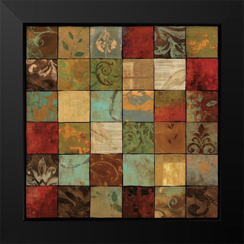 Treasures II Black Modern Wood Framed Art Print by Donovan, Chris