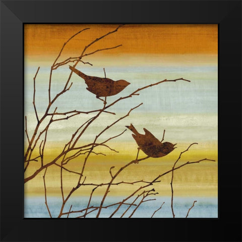 Morning Song I Black Modern Wood Framed Art Print by Donovan, Chris