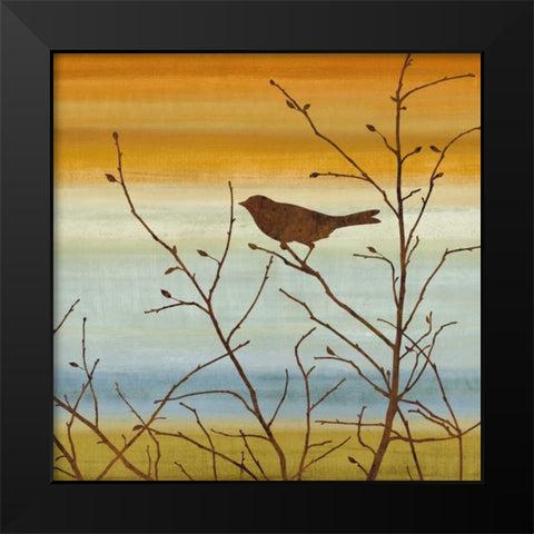 Morning Song II Black Modern Wood Framed Art Print by Donovan, Chris