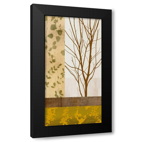 Essential I Black Modern Wood Framed Art Print with Double Matting by Donovan, Chris