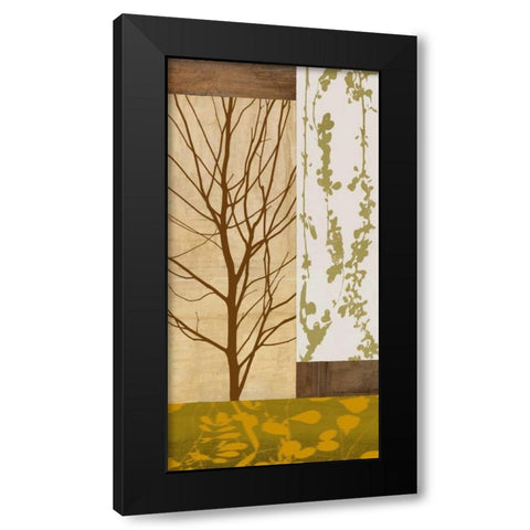 Essential II Black Modern Wood Framed Art Print with Double Matting by Donovan, Chris
