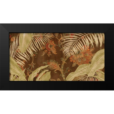 Tropical Haven Black Modern Wood Framed Art Print by Donovan, Chris