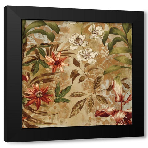Lush I Black Modern Wood Framed Art Print by Donovan, Chris