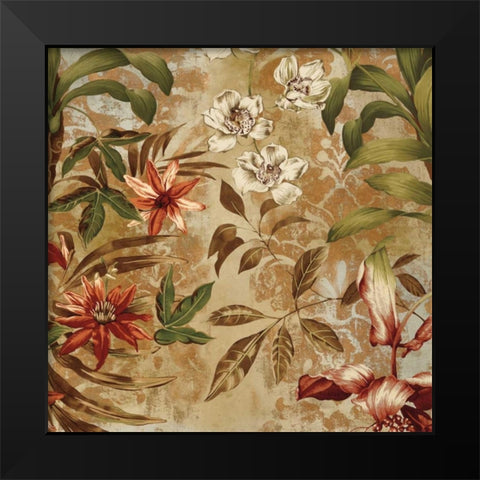 Lush I Black Modern Wood Framed Art Print by Donovan, Chris