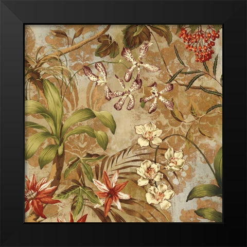 Lush II Black Modern Wood Framed Art Print by Donovan, Chris