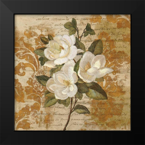 Love Notes I Black Modern Wood Framed Art Print by Donovan, Chris