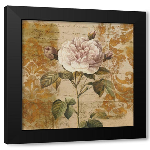 Love Notes II Black Modern Wood Framed Art Print with Double Matting by Donovan, Chris