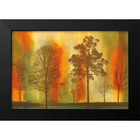 Sunset I Black Modern Wood Framed Art Print by Donovan, Chris