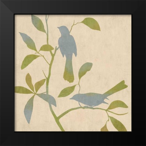 Birdsong I Black Modern Wood Framed Art Print by Donovan, Chris