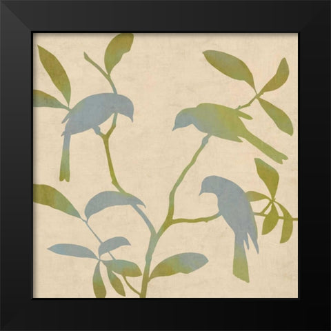Birdsong II Black Modern Wood Framed Art Print by Donovan, Chris