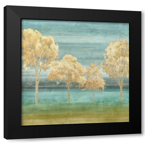 Blue Horizons I Black Modern Wood Framed Art Print by Donovan, Chris