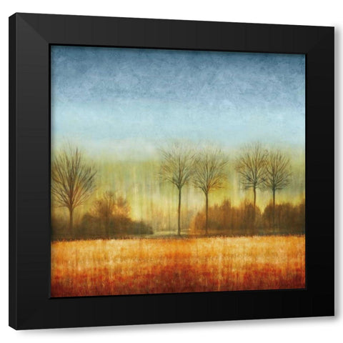 The Crossing I Black Modern Wood Framed Art Print by Donovan, Chris