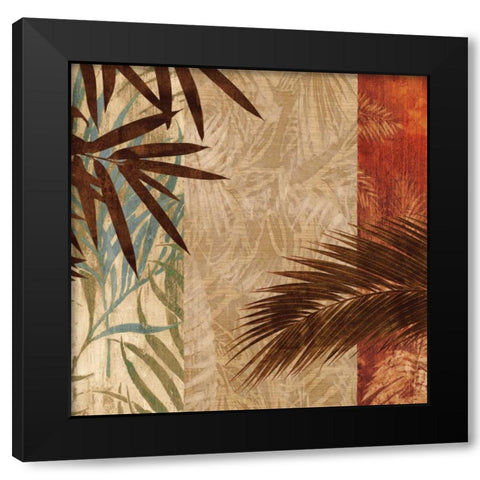 In the Tropics I Black Modern Wood Framed Art Print by Donovan, Chris
